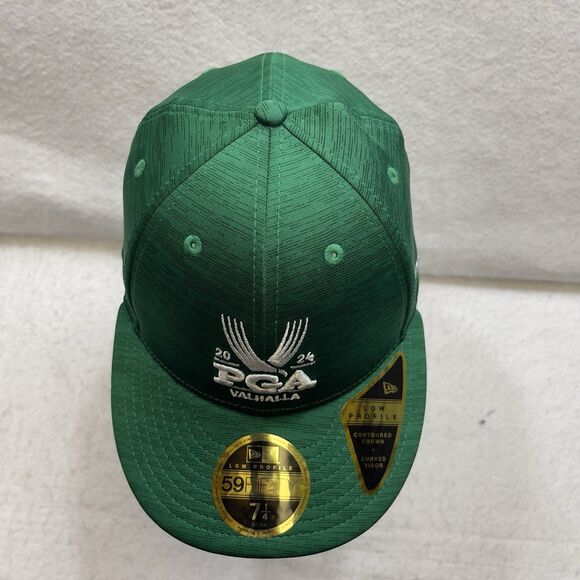 New Era 59Fifty 2024 PGA Valhalla Hat 7 1/4 Green & White Low Profile Fitted Cap - Picture 6 of 10